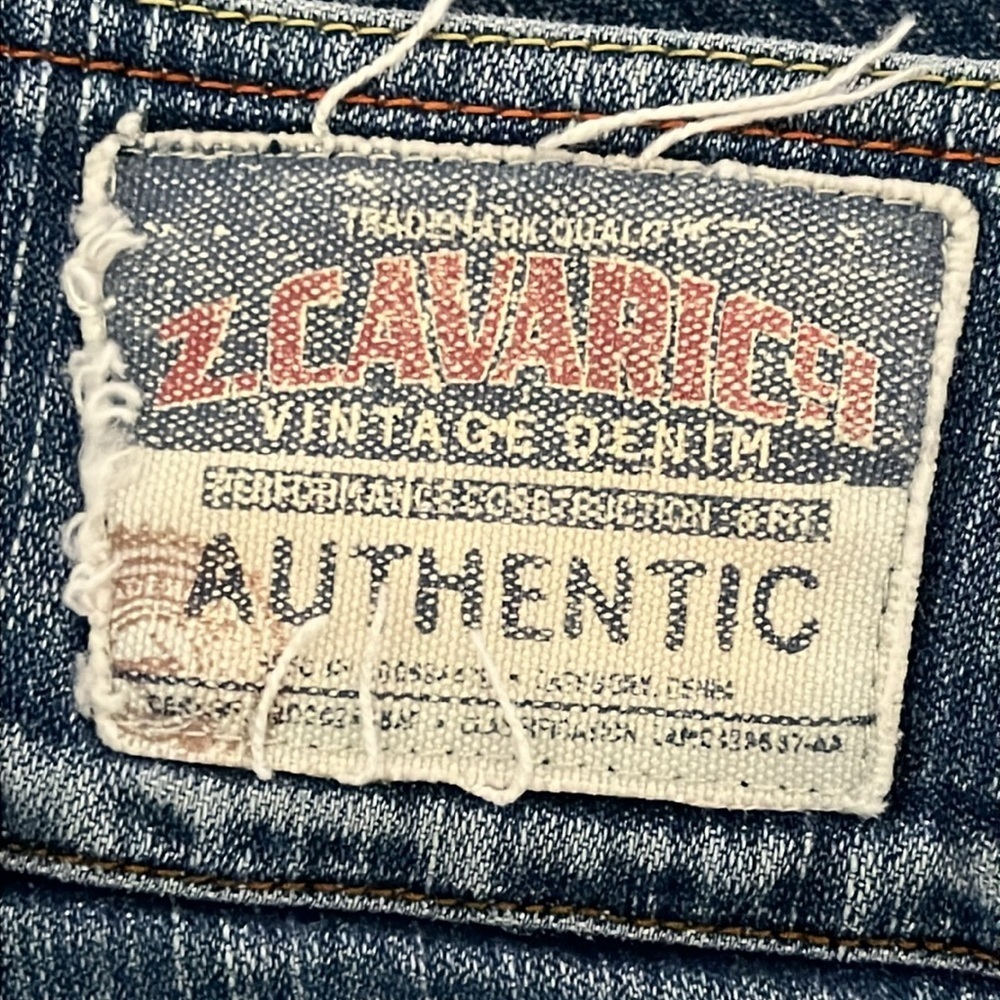 Z. Cavaricci vintage blue jeans size 9 (28 waist) rare find - Picture 11 of 14